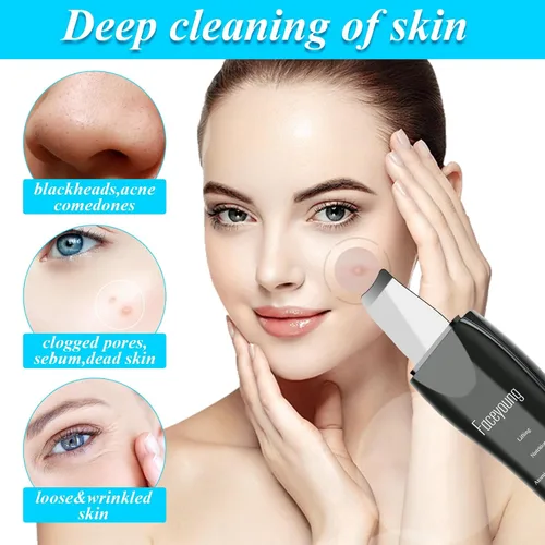 Vista 4 de Limpiador facial de piel con pulverizador, pulverizador mejorado, extractor de puntos negros para limpieza profunda e hidratante en aerosol