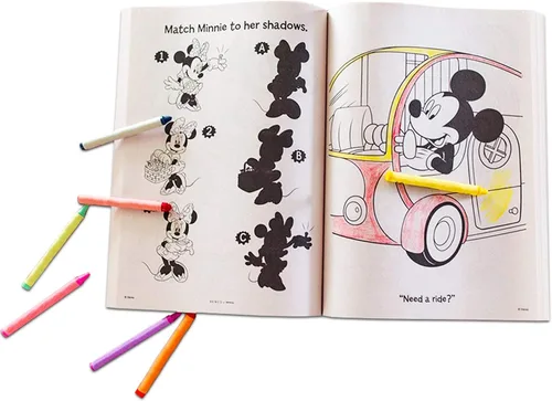 Vista 4 de Disney - Juego de almohadillas gigantes para colorear para niños, el paquete incluye 3 libros gigantes para colorear de suelo