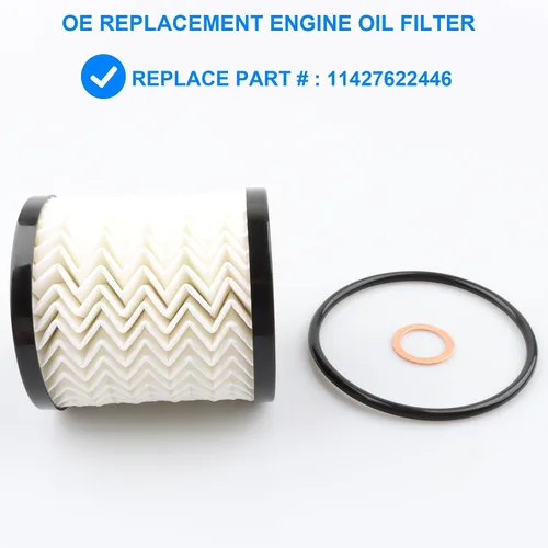 Vista 2 de Filtro de aceite, repuesto 11427622446 compatible con Mini Cooper y Mini Cooper S - Mini Cooper 2007-2015, Mini Cooper Countryman 2011-2016, Mini