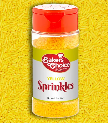 Vista 10 de Bakers Choice - Gránulos verdes para hornear, gránulos Jimmies para aderezos de helado, sin lácteos, Kosher de 2.8 onzas