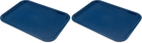 Vista 7 de Carlisle FoodService Products CT121614 Bandeja estándar para cafetería/comida rápida, 12 x 16 pulgadas, azul