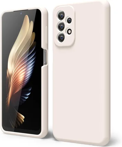 Vista 106 de oakxco Funda para teléfono Samsung Galaxy A12 con agarre de silicona líquida, linda delgada fina suave cubierta de gel de goma TPU lisa para mujeres