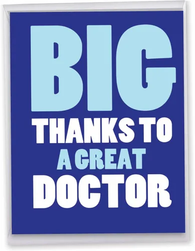 Vista 13 de NobleWorks - Tarjeta de felicitación de agradecimiento humorística jumbo de nosotros de 8.5 x 11 pulgadas con sobre (paquete de 1) gran tamaño Jumbo