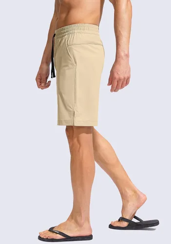 Vista 3 de G Gradual Men's Swim Trunks Quick Dry Bathing Suit Beach Board Shorts for Men with Zipper Pockets and Mesh Lining