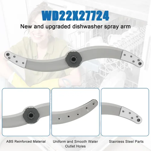 Vista 7 de Actualizar WD22X27724 Brazo de pulverización inferior para lavavajillas Compatible con lavavajillas GE GDF510PSJ2SS GDF540HGD2BB GDT580SSF2SS
