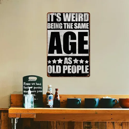 Vista 4 de Putuo Decor Duct Tape It Can't Fix Stupid But It Can Muffle The Sound Retro Aluminum Metal Signs Wall Decoration 8X12 Inches for Kitchen Bar Room