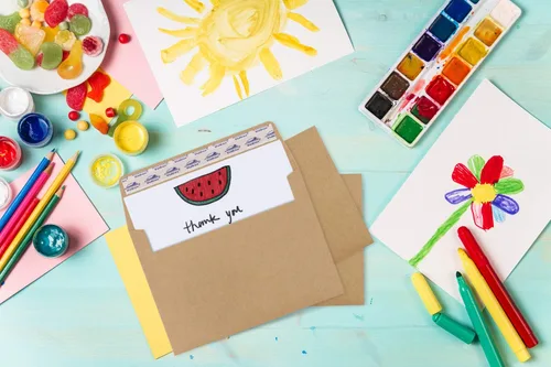 Vista 6 de ValBox 200 sobres de invitación tamaño A7, 5 x 7, sobres de papel kraft marrón de 120 g/m², autoadhesivos, para tarjetas de 5 x 7, para bodas
