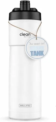 Vista 8 de THE CLEAN HYDRATION COMPANY - Botella de agua deportiva de 20 onzas, botella de agua aislada para bicicleta con boquilla fácil de limpiar, fácil