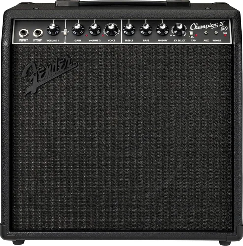 Vista 10 de Fender Champion II - Amplificador combinado de guitarra eléctrica de 25 W Negro