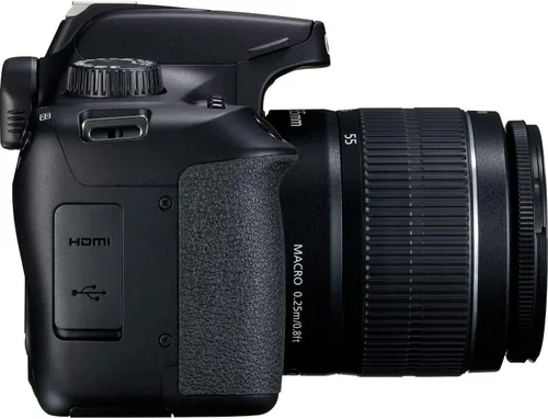 Vista 4 de Canon Cámara DSLR EOS 4000D/Rebel T100 con lente III de 0.709-2.165 in y paquete de accesorios, incluye tarjeta de memoria SanDisk Ultra 64GB SDXC