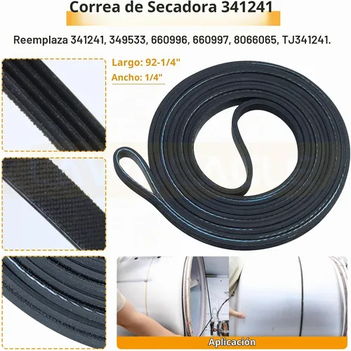Vista 4 de WPW10314173 Kit de soporte de tambor de rodillo para secadores Whirlpool Maytag 2xWPW10314173+1x691366+1x341241+1xWPW10359269+1xWPW10359270