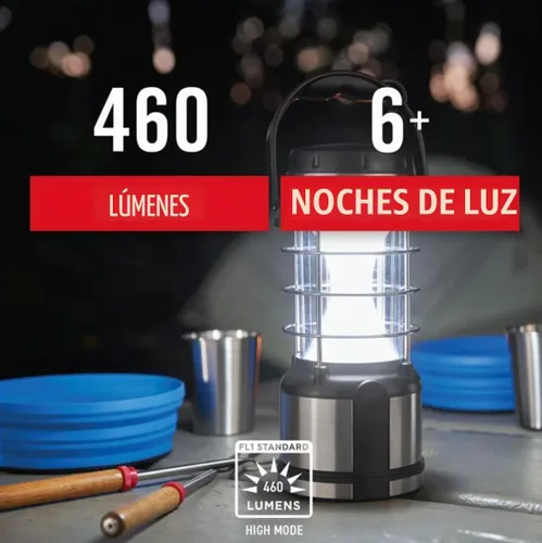 Vista 7 de COAST® EAL17 - Luz LED de área de emergencia de 460 lúmenes, 50 horas de funcionamiento, doble color, 4 x D, multicolor