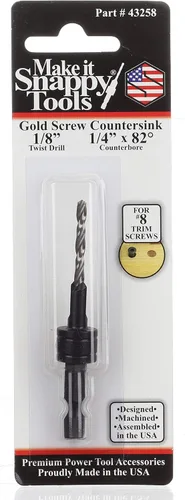 Vista 2 de Make it Snappy Avellanador #43258 de 1/8 pulgadas x 1/4 de pulgada con tornillo de ajuste #43258