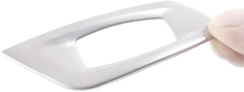 Vista 6 de Pegatinas de acero inoxidable para el marco de la llave del coche, accesorios para BMW X5 E70 X6 E71 2008-2013