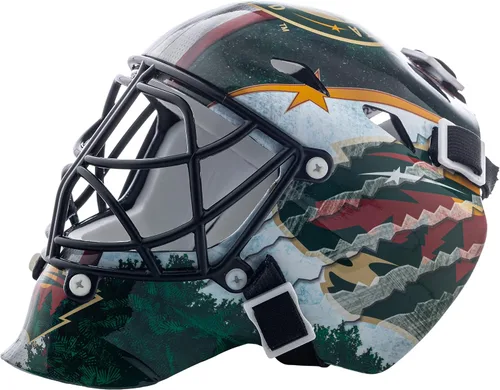 Vista 17 de Franklin Sports mini máscara para portero con logo de la NHL