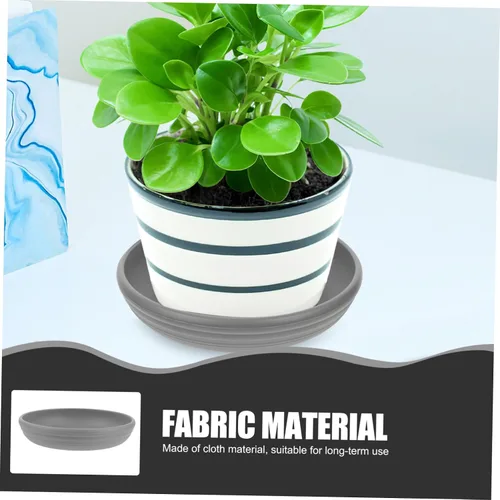 Vista 4 de GANAZONO Juego de platillos redondos de plástico para plantas, bandejas impermeables para plantas