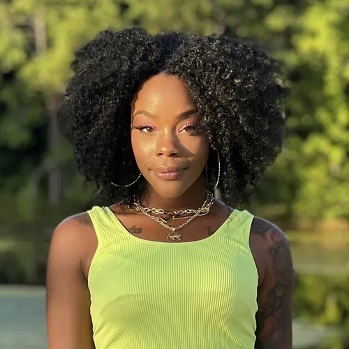 Vista 2 de ToyoTress Bob Marley Twist Hair - 8 Pulgadas Paquete de 6 Cabello Marley Negro Corto Para Locs Falsos, Extensiones de Cabello Rizado Afro Kinky