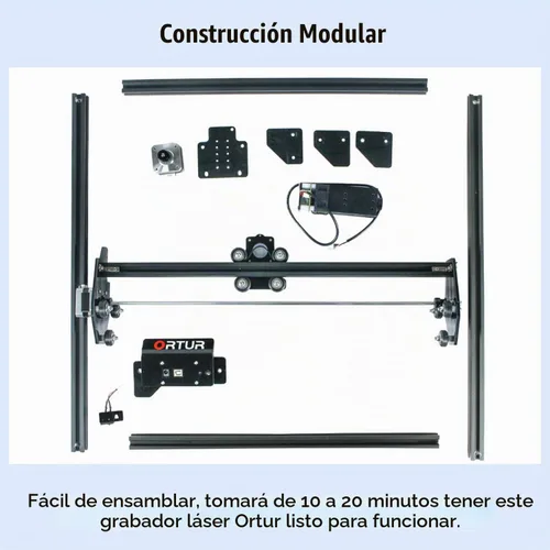 Vista 7 de ORTUR Laser Master 2 S2 4000mW Laser Engraver Laser Engraving Cutting Machine (LU1-3), Laser Class 4
