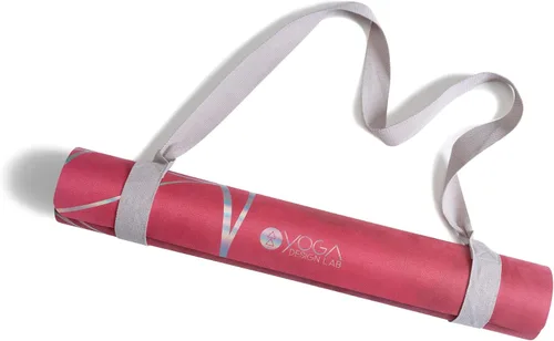Vista 2 de YOGA DESIGN LAB - Tapete de yoga de viaje Tapete 2 en 1 + toalla Ligero, plegable, ecológico de lujo Ideal para yoga caliente, bikram