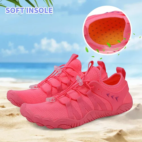 Vista 6 de Zapatos de playa y piscina de secado rápido, sin cordones, para mujeres y hombres, para surf, yoga y deportes acuáticos