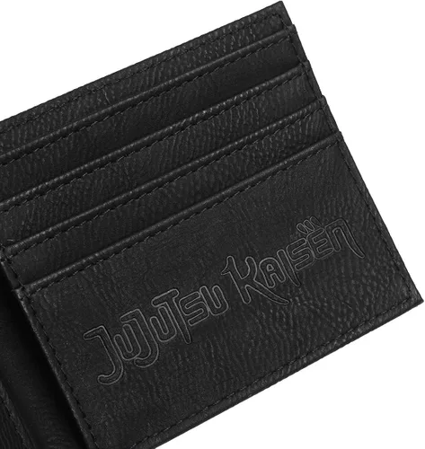 Vista 4 de Tokyo Jujutsu Jujutsu Kaisen Bifold Wallet para hombre Negro osfa