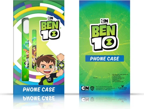Vista 7 de Head Case Designs Officially Licensed Ben 10: Animated Series Character Art Graphics Hard Back Case Compatible with Apple iPhone 15 Pro Max