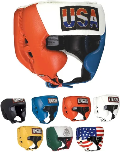 Vista 19 de Ringside, Muay Thai, MMA, casco con protección para enfrentamiento de boxeo con laterales