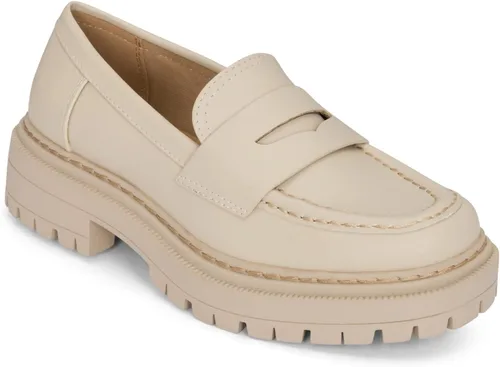 Vista 3 de STYLISH S Skye - Mocasines de tacón bajo con suela de lengüeta para mujer