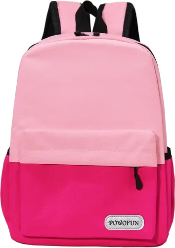 Vista 2 de Mochila infantil preescolar de 13 pulgadas para niños y niñas, Rosado, Classic