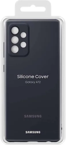 Vista 6 de Samsung Compatible A72 Silicone Cover Negro