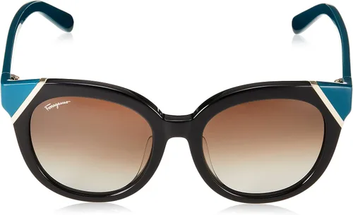 Vista 2 de Gafas de sol FERRAGAMO SF 836 SA 973 NegroPetrol Negro 53