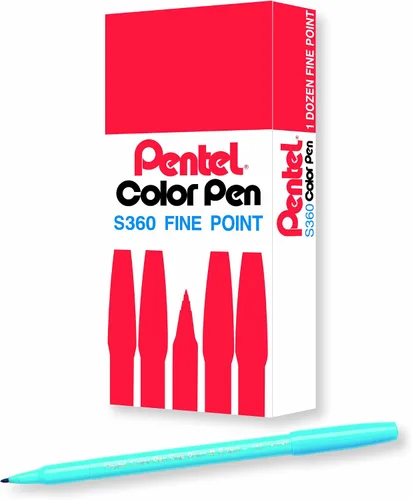 Vista 24 de Pentel Arts - Bolígrafo de color, beige, caja de 12 unidades (S360-124)