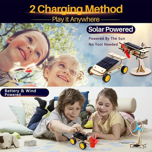 Vista 2 de Juguetes STEM para niños de 8 a 13 años, kits de ciencia solar para niños