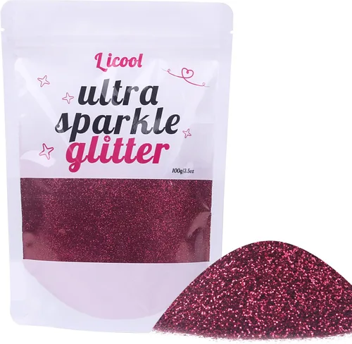 Vista 20 de Purpurina fina holográfica, 3.5 onzas / 3.5 onzas, paquetes de polvo de purpurina extrafina para resina, purpurina artesanal para vasos, fabricación