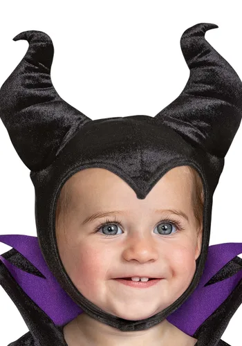 Vista 3 de Disfraz Disney de Maléfica para Bebé Multicolor