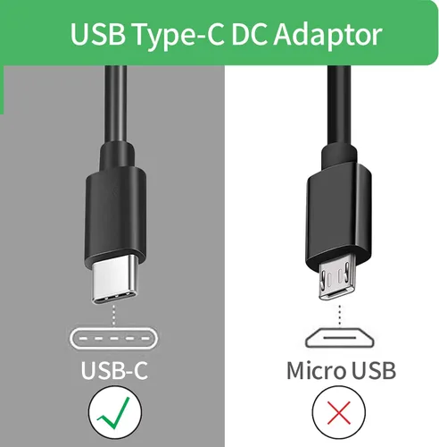 Vista 5 de 5V 3A USB C/Type-C Fuente de alimentación/Adaptador, Cable de alimentación de 5 voltios 3000mA Adaptador para Raspberry Pi 4 Modelo B 1GB/2GB/4GB
