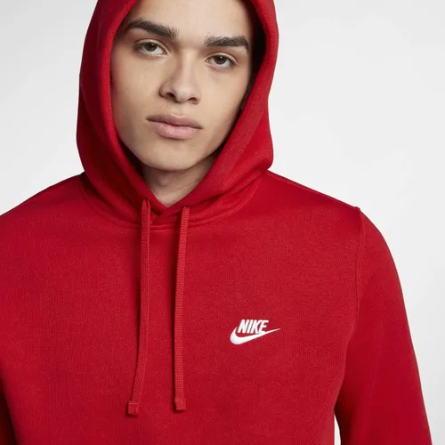 Vista 4 de Nike Sportswear Club Sudadera con capucha deportiva y sin botones, para hombre