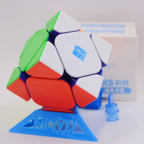 Vista 8 de Bukefuno MoYu RS Maglev Pirámide 3x3 Velocidad Rompecabezas MFJS moyu Maglev Pyraminx M Cubo 2022 sin pegatinas Pirámide Rs Maglev