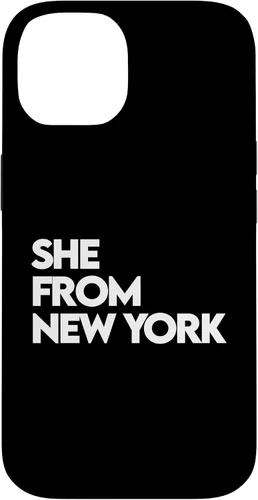 Vista 4 de She from New York Shirt, She's from NY NYC, Bronx, 713 832 Case for iPhone 17