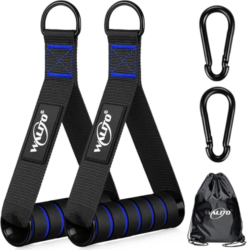 Vista 9 de Manijas de Ejercicio WALITO, Reemplazo de Accesorios de Cable para Equipo de Gimnasio en Casa, Sistema de Poleas, Pilates, Bandas de Resistencia