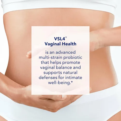 Vista 9 de VSL4® Vaginal Health Suplemento probiótico diario para la salud de la mujer y apoyo del tracto urinario* - 10B UFC - Fórmula 4 en 1 con probióticos