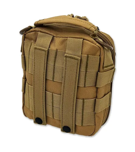 Vista 3 de Lightning X Kit de Control de Trauma/Hemorragia por Herida de Bala en Bolsa MOLLE IFAK - TAN Desert Tan