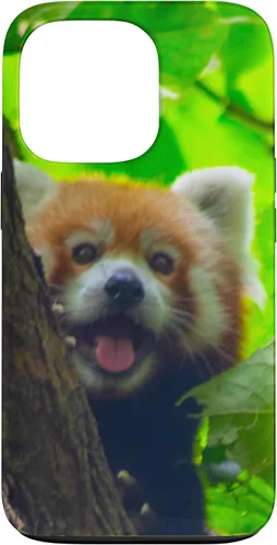Vista 10 de Cute Funny Red Panda Smiling Tree Animal Nature Lover Gift Case for iPhone 17