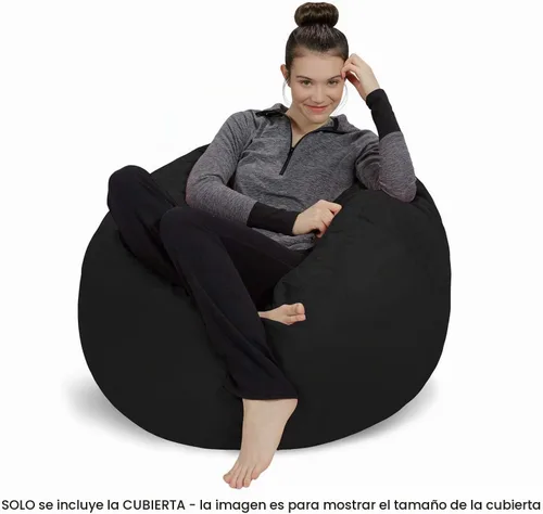 Vista 2 de [Usado] Sofa Sack Funda para Silla Puff Solo la Funda, para Adultos y Niños, Sin Relleno, Cómoda y Esponjosa, Funda de Repuesto para Silla Puff
