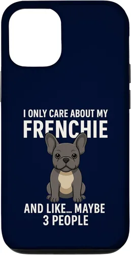 Vista 27 de I Care About My Frenchie & 3 People French Bulldog Owner Case for iPhone XR
