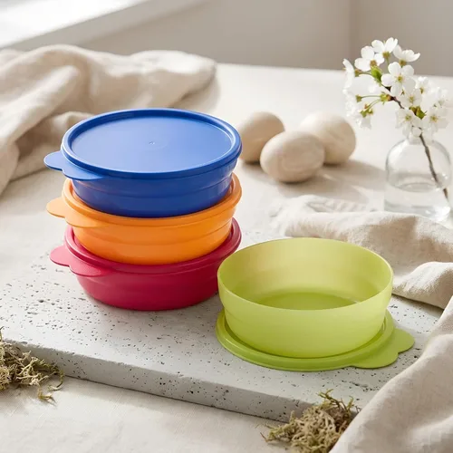 Vista 2 de Tupperware Impressions - Cuencos para cereales para microondas