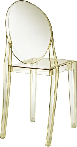 Vista 7 de LexMod Casper silla de comedor, Policarbonato, Transparente