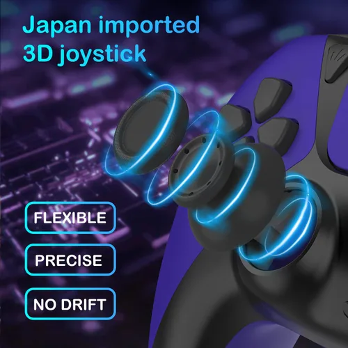 Vista 2 de YU33 Ymir Scuf Wireless Controller Works with Modded PS4 Controller, Elite Control Remote Fits Playstation 4 Controller, JoystickControles de Pa4