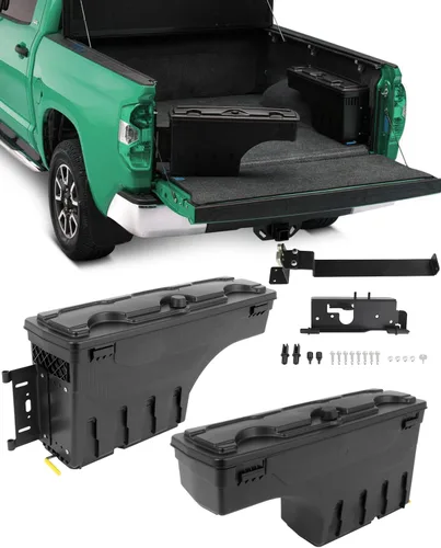 Vista 10 de SCITOO Caja de herramientas para caja de camión para Nissan Frontier 2004-2017 2019-2020 para Nissan Titan 2004-2015 lado derecho del pasajero