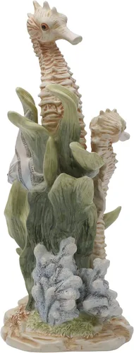 Vista 3 de Fitz & Floyd Fitz and Floyd Coastal Home - Figura de cerámica con caballito de mar, 13.75 pulgadas